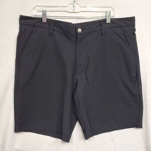SwissTech Golf Shorts Men Size 40 Rich Black - Flat Front - 100% Polyester